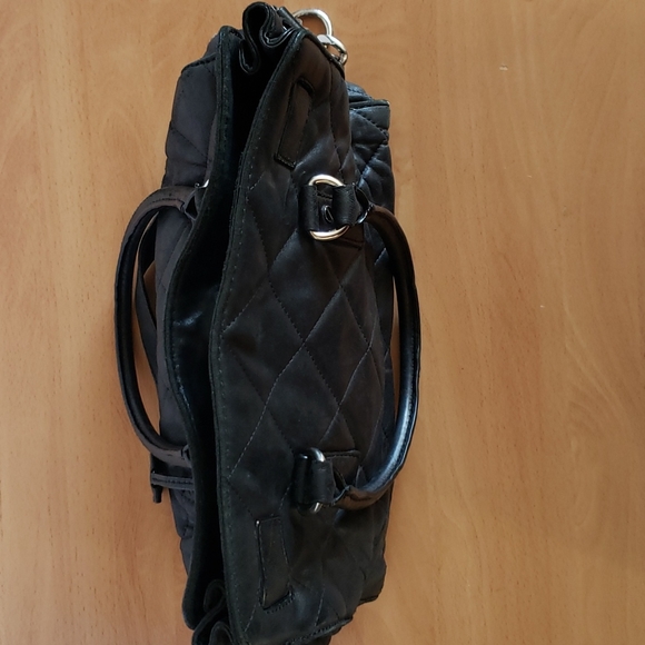 MICHAEL KORS BLACK QUILTED LEATHER HANDBAG - Picture 8 of 8